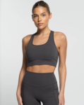 Racer Crop - Charcoal